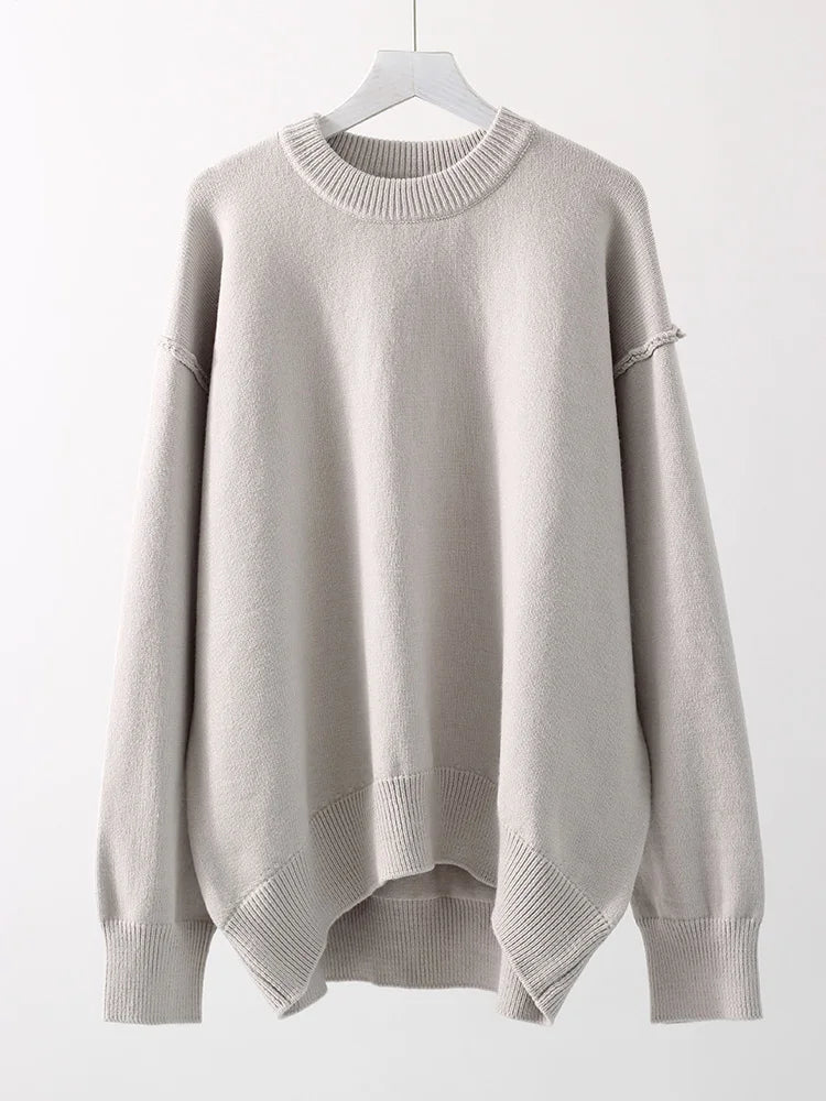 Becca Ribbed Hem Knit Sweater