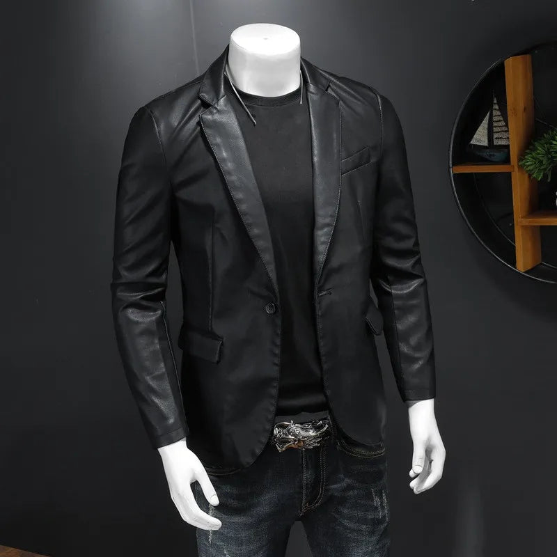 Comfortable Slim Fit Leather Jacket | Braxton