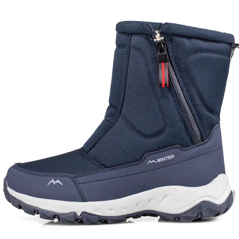 Men's Zip Up Insulated Snow Boots | Larry