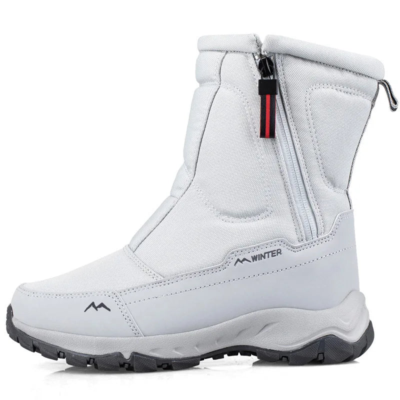 Men's Zip Up Insulated Snow Boots | Larry