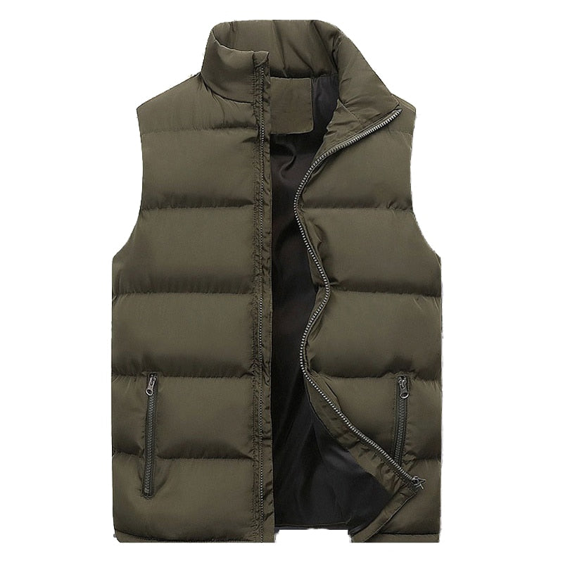 Stand Collar Bodywarmer Vest | Bairano