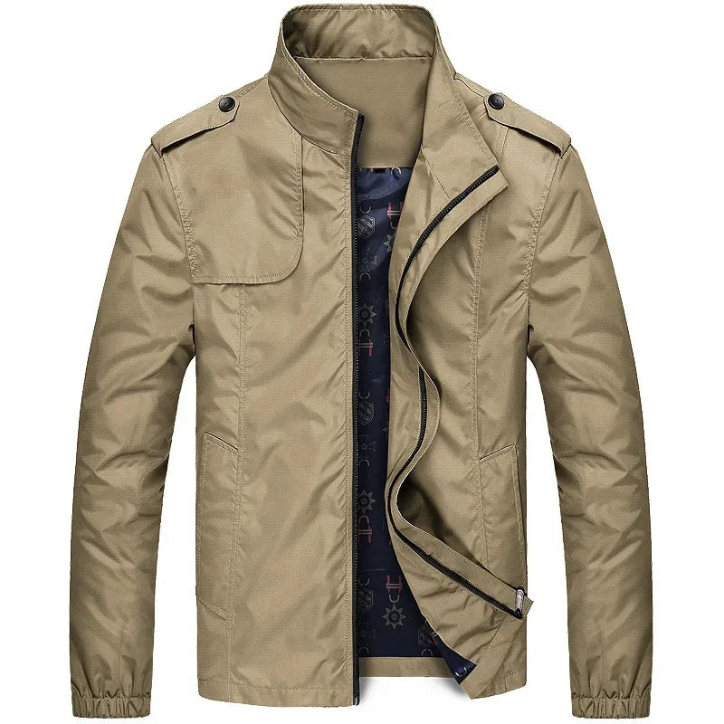 Windproof and Waterproof Zippered Jacket For Men | Connor