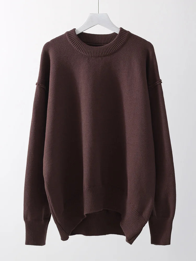 Becca Ribbed Hem Knit Sweater