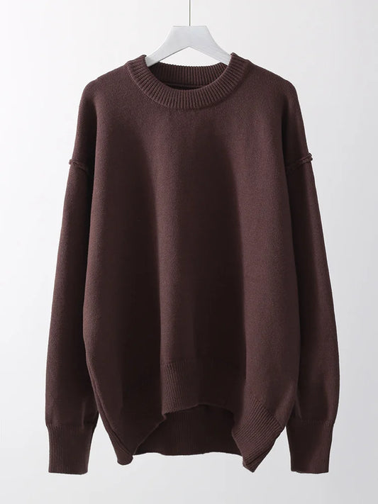 Becca Ribbed Hem Knit Sweater