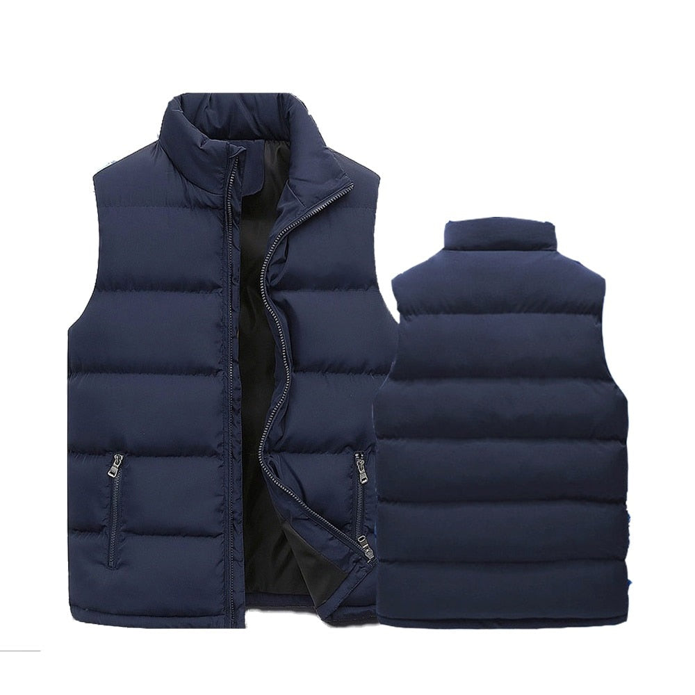 Stand Collar Bodywarmer Vest | Bairano