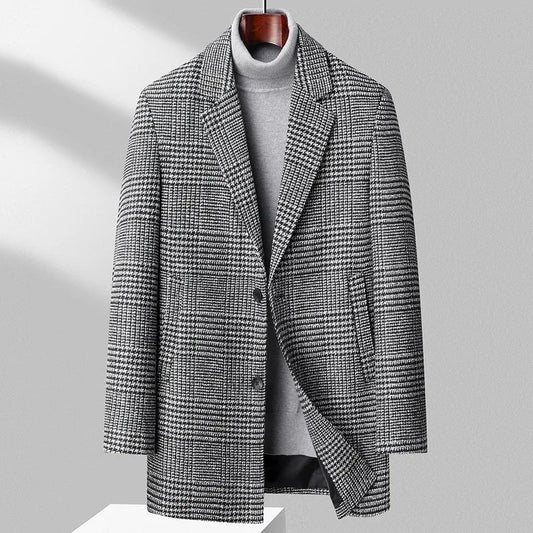 Classic Men's Winter Wool Coat | Owen