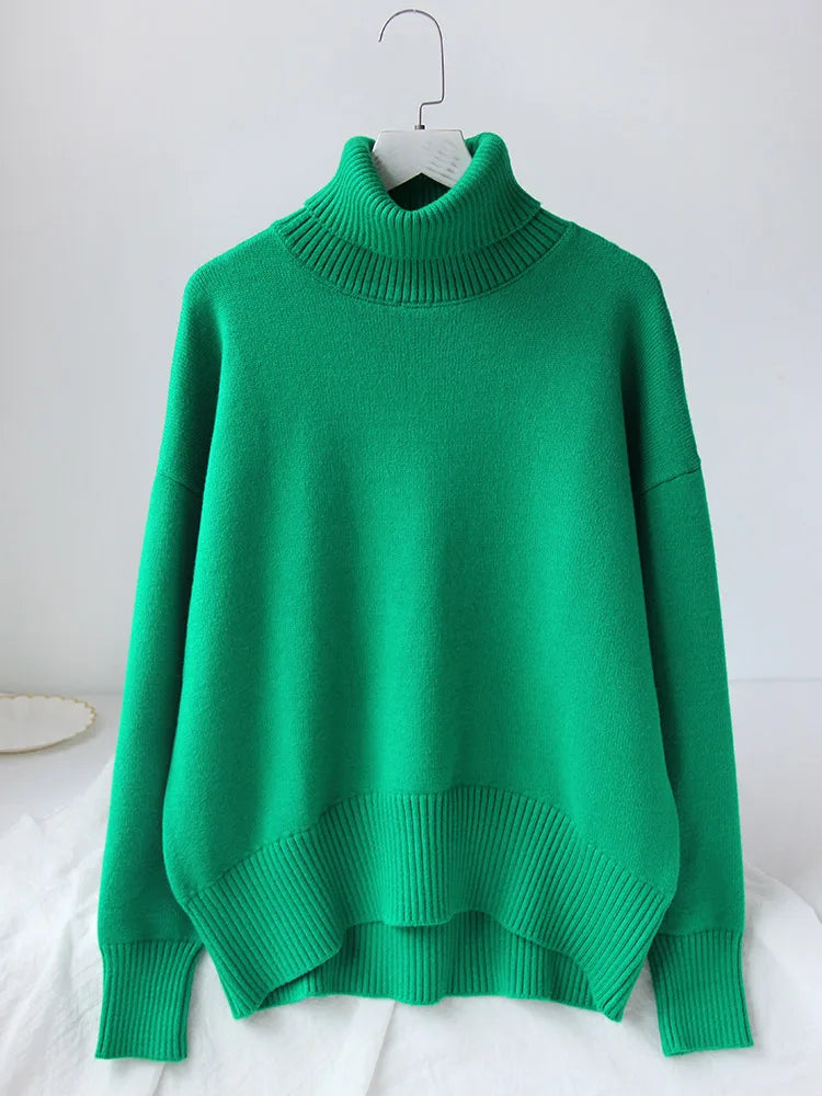 Women's Oversized Turtleneck Sweater | Belma