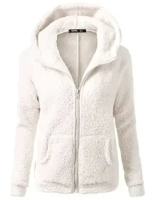 Women's Fleece Hooded Jacket | Jaslyn