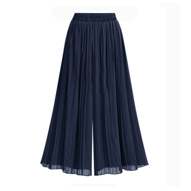 Elastic Waist Wide Leg Pants for Women | Sonia