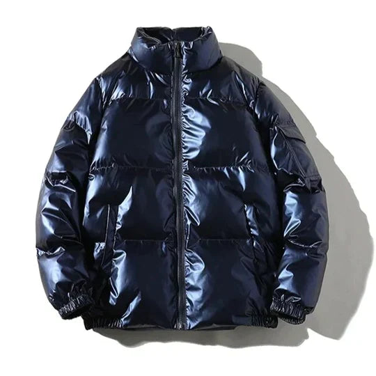 Windproof Metallic Winter puffer Jacket | Vilkerson