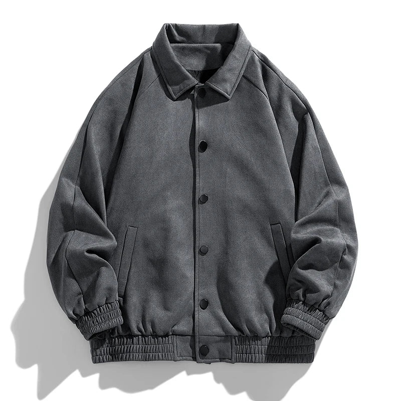 Oversized Suede Jacket for Men | Luis