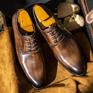 Leather Lace-Up Shoes for Men | Bronson