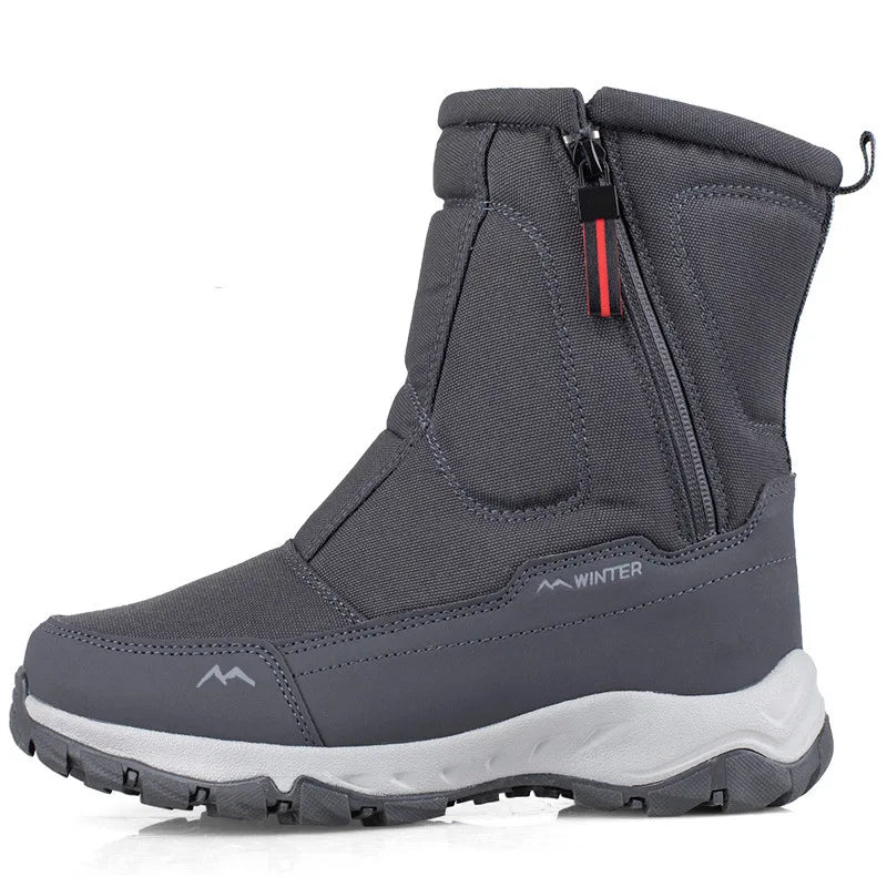 Men's Zip Up Insulated Snow Boots | Larry