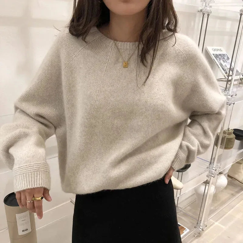 Women's Thick Knit Sweater for Fall and Winter | Emilia