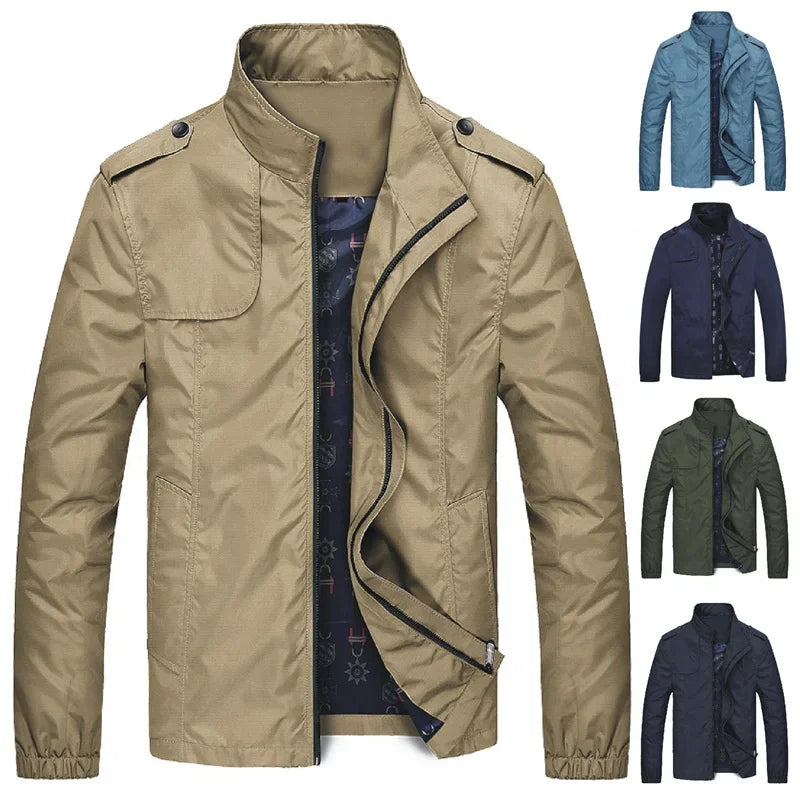 Windproof and Waterproof Zippered Jacket For Men | Connor