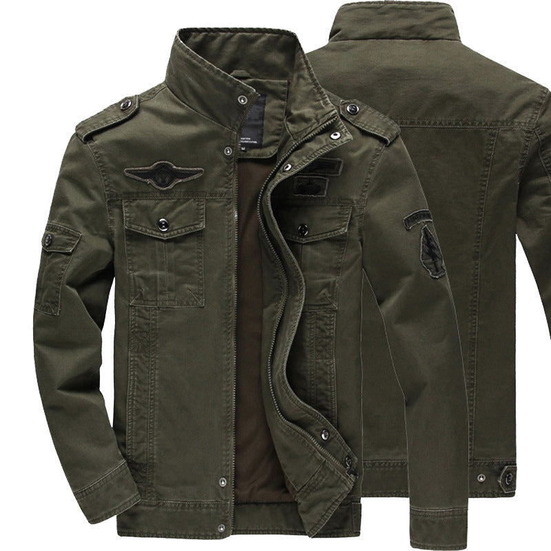 Men's All-weather Zippered Utility Jacket | Leo