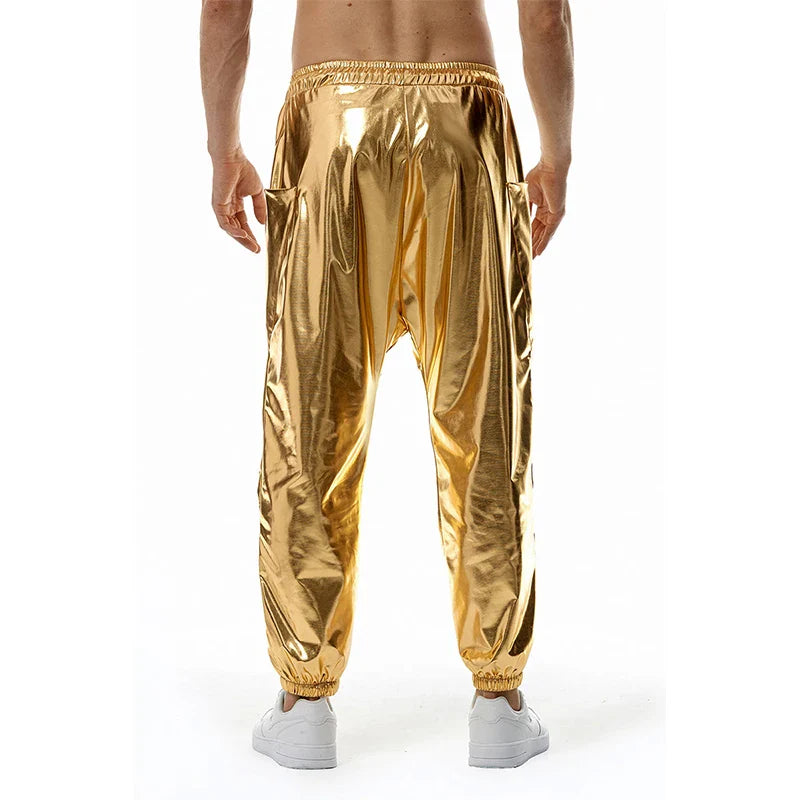 Metallic shine jogging pants for men - Orland