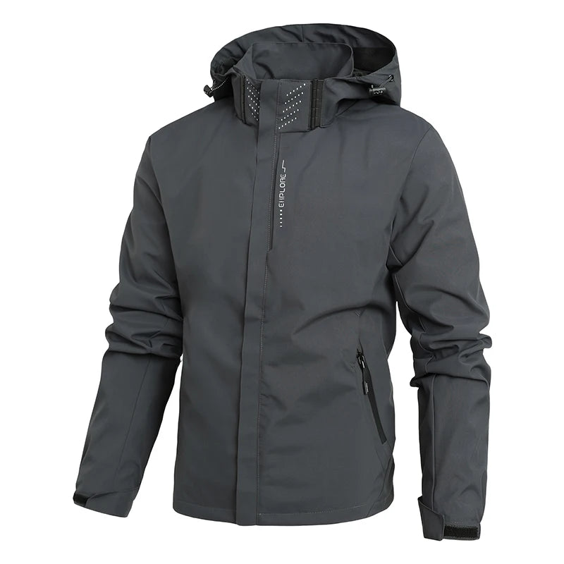 Outdoor Waterproof Jacket With Detachable Hood | Terrell