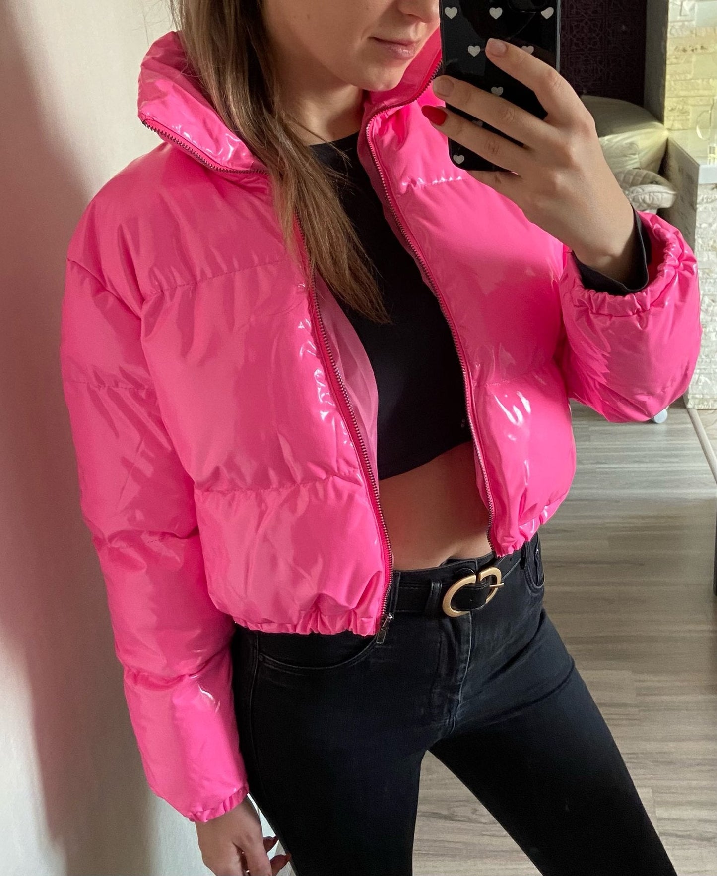 Cropped Puffer Jacket for Women | Jenina