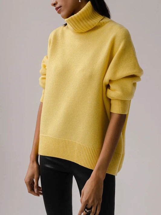 Women's Oversized Turtleneck Sweater | Belma