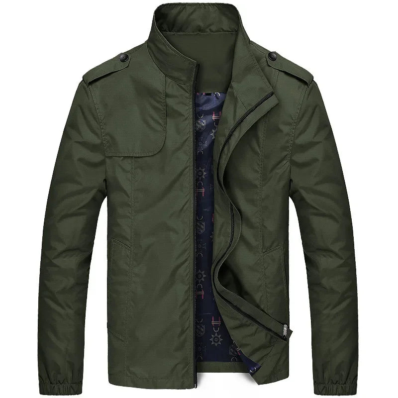 Windproof and Waterproof Zippered Jacket For Men | Connor