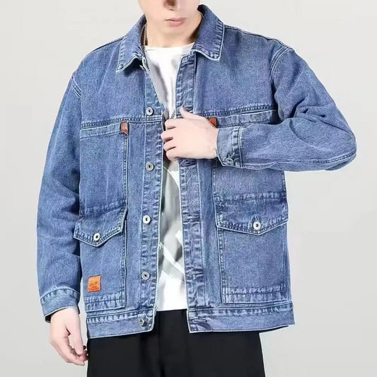 Classic Denim Jacket With Multiple Pockets | Marc