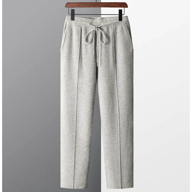 Slim Fit Women Wool Pants | Maurica