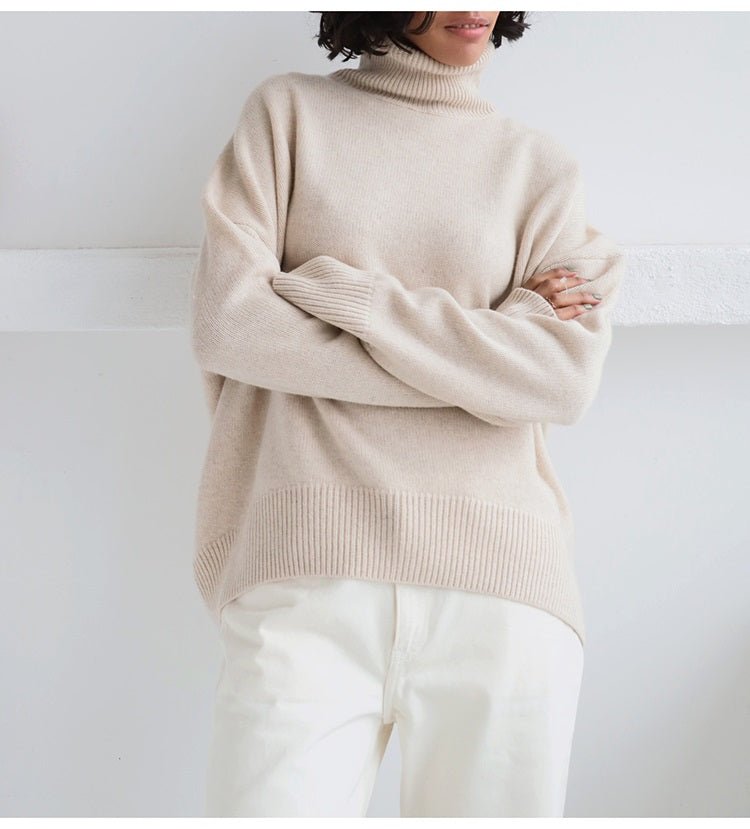 Women's Oversized Turtleneck Sweater | Belma