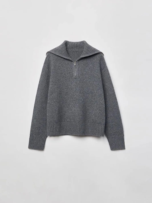 Women's Cozy Zip-Up Sweater | Alison