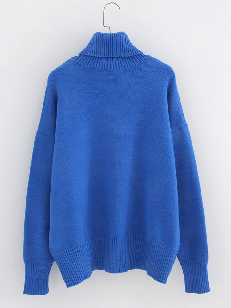 Women Knitted Turtleneck Sweater | Cassie