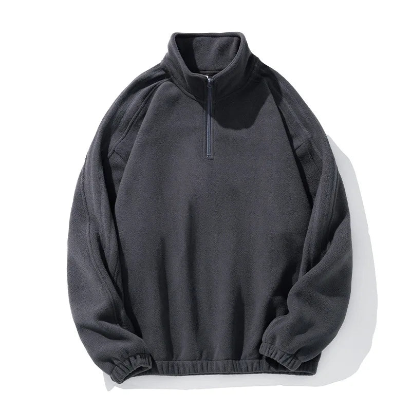 Unisex Polar Fleece Sweatshirt With Half Zip | Aspen