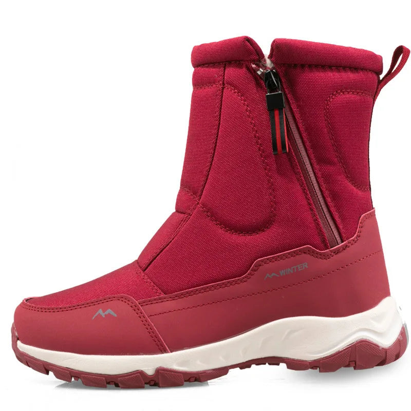 Men's Zip Up Insulated Snow Boots | Larry