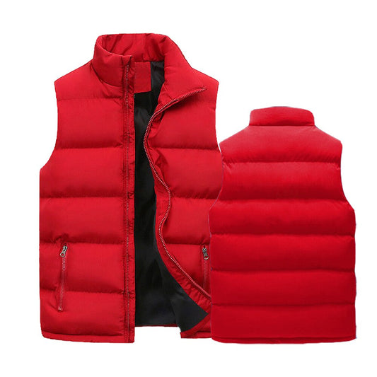 Stand Collar Bodywarmer Vest | Bairano