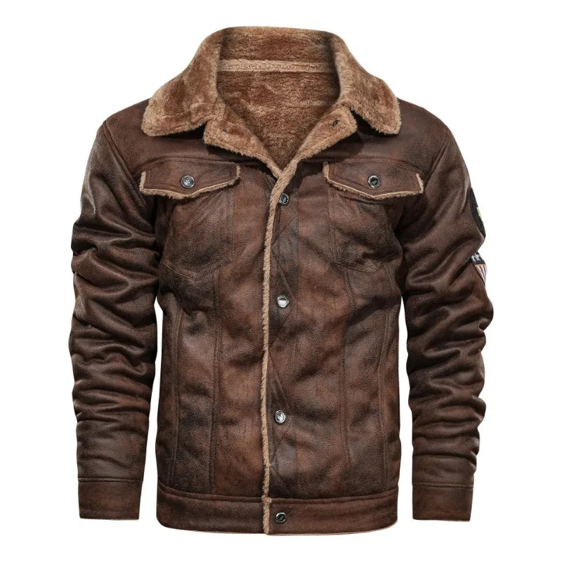 Classic Leather Aviator Jacket |  Quinten