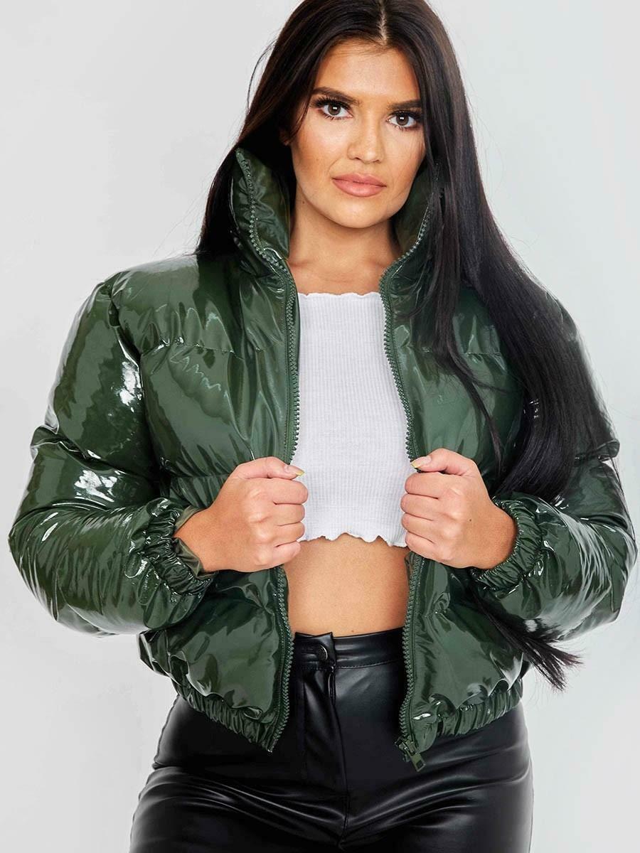 Cropped Puffer Jacket for Women | Jenina