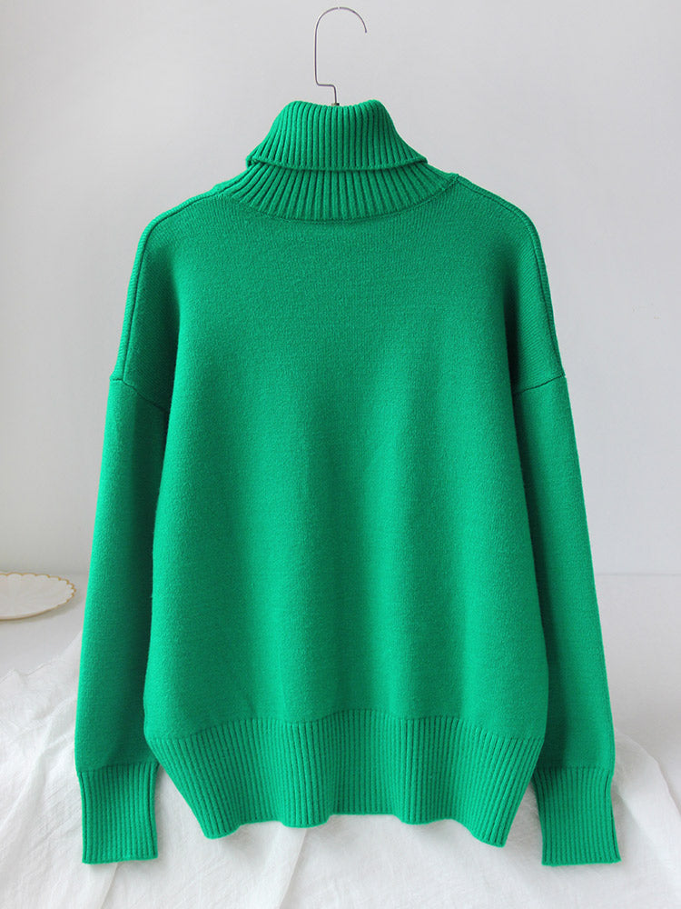 Women's Oversized Turtleneck Sweater | Belma