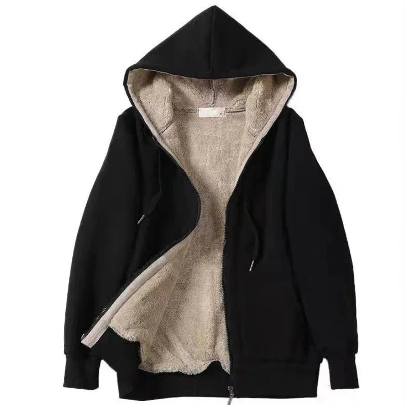 Fleece Lined Hooded Jacket for Women | Mallory