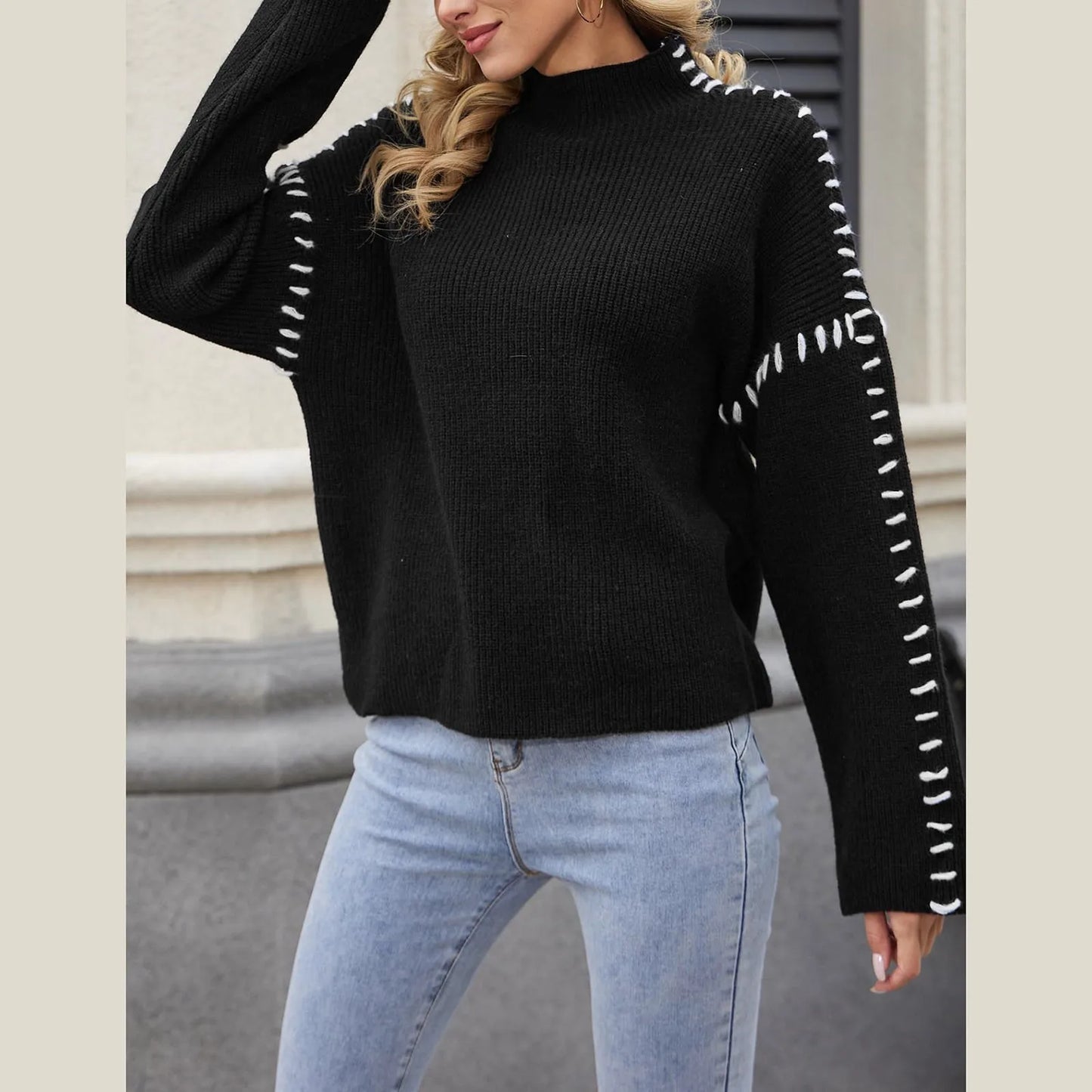 Women's Turtleneck Sweater for Autumn | Janet