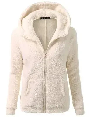 Women's Fleece Hooded Jacket | Jaslyn