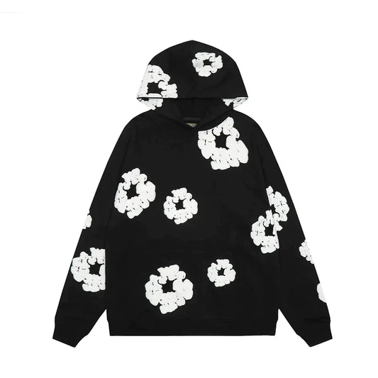 Oversized Floral Print Hoodie | Karanie