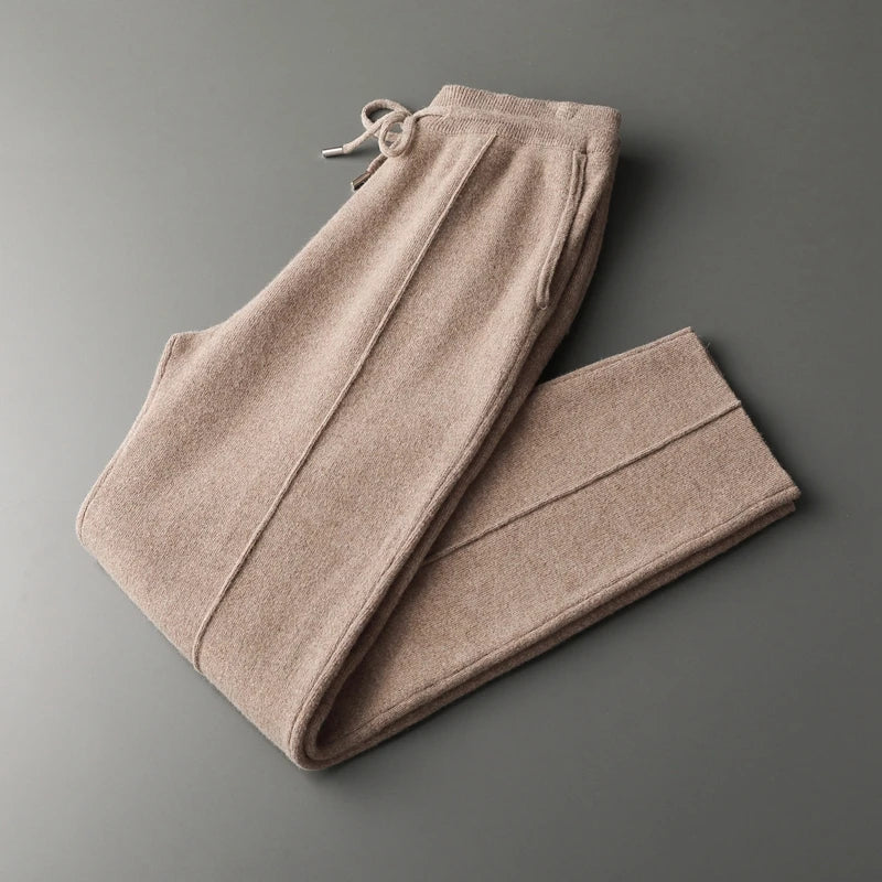 Slim Fit Women Wool Pants | Maurica