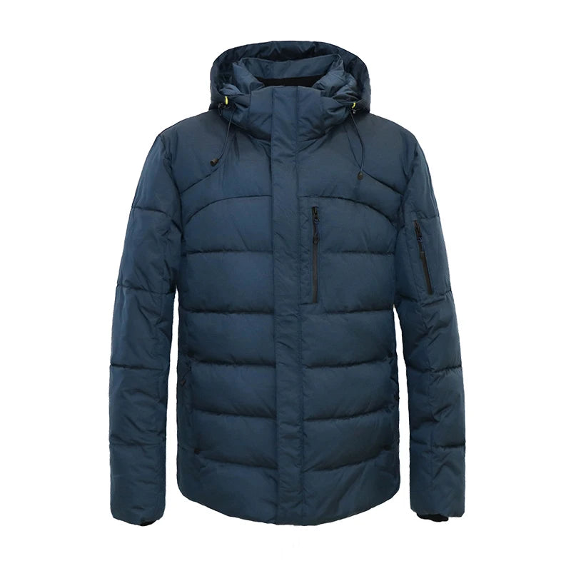 Outdoor Puffer Jacket With Detachable Hood | Eddie