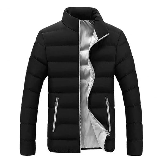 Men's Slim Fit Puffer Winter Jacket | Caleb