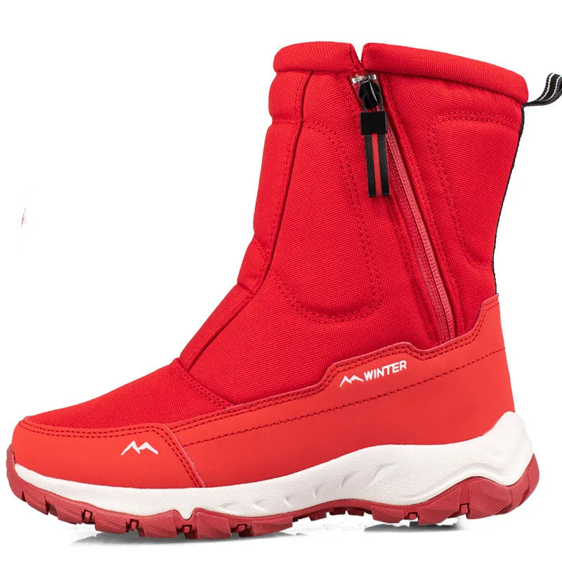 Men's Zip Up Insulated Snow Boots | Larry