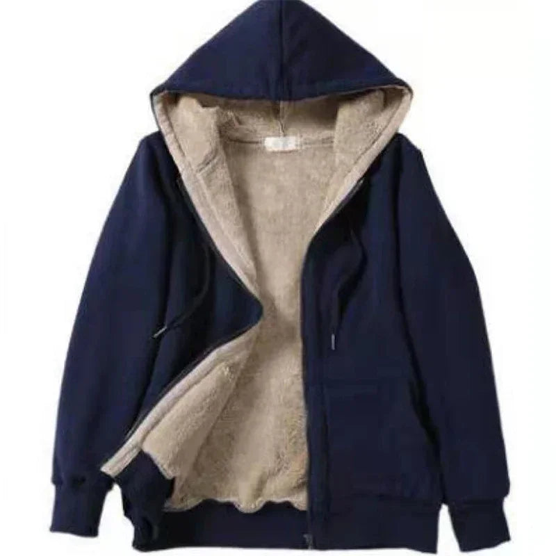 Fleece Lined Hooded Jacket for Women | Mallory