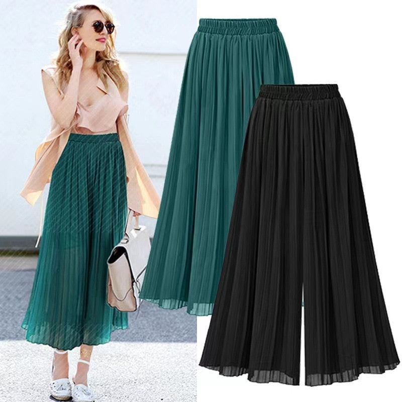 Elastic Waist Wide Leg Pants for Women | Sonia