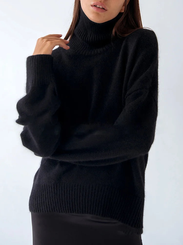 Women's Oversized Turtleneck Sweater | Belma