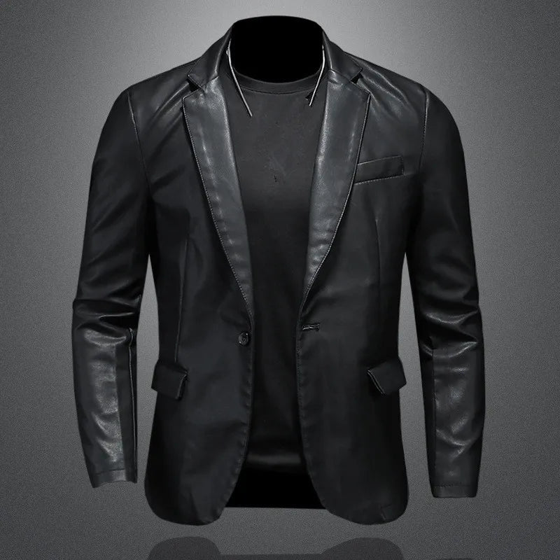 Comfortable Slim Fit Leather Jacket | Braxton