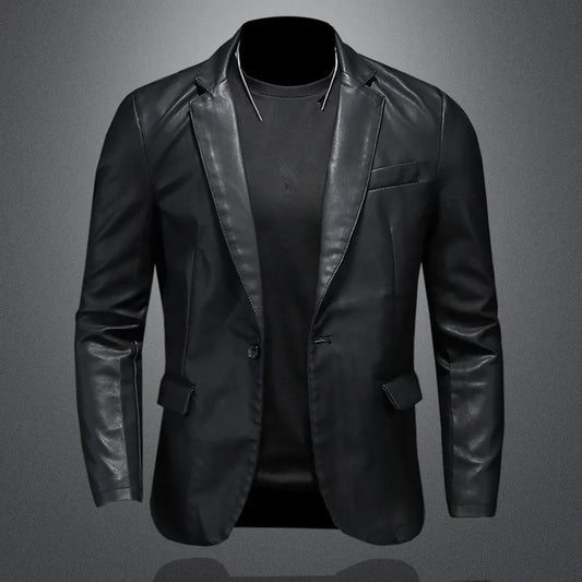 Comfortable Slim Fit Leather Jacket | Braxton