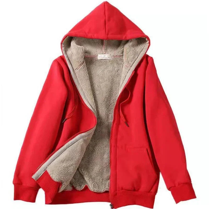 Fleece Lined Hooded Jacket for Women | Mallory